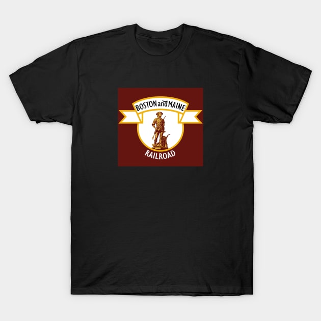 Boston and Maine Railroad T-Shirt by Railway Tees For All